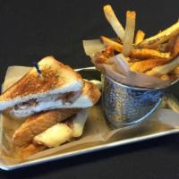 Chicken Melt · Grilled chicken breast topped with melted Swiss cheese and caramelized onions on Texas toast...