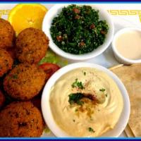 Vegetarian Falafel · The taste of fresh and crispy falafel patties is something you will never forget. This platt...