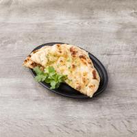 Garlic Naan · Healthy unleavened bread stuffed with fresh garlic. 