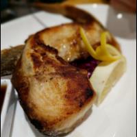 Grilled Hamachi Kama · Grilled yellowtail collar with ponzu sauce. 20 minute preparation time.