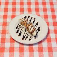 Cannoli Dessert · Served with or without chocolate or caramel sauce