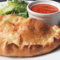 Calzone · Served with 4 cheeses.