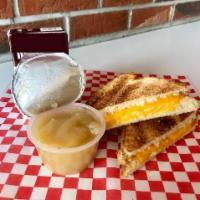Kids Toasted Cheese Sandwich · Served with a choice of side and drink. Vegetarian. 