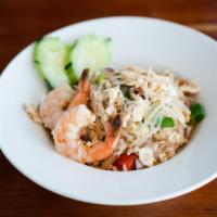 Silver Noodle Salad · Silver noodle, ground chicken, shrimp, onion, and fresh lime juice.