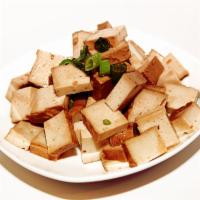 124. 滷百頁豆腐Simmered Braised Bean Curd · Vegetarian.