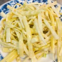 A6. Bamboo Shoots with Sesame Oil · 