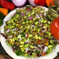 Vegan Green Lentil & Edamame Salad · Gluten-Free. Organic mixed greens, organic green lentils, organic red onion, Organic Italian...