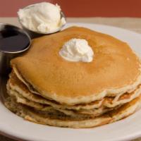 Regular Stack Old Fashioned Buttermilk Pancakes · 4 pancakes. Served with warm syrup and butter.