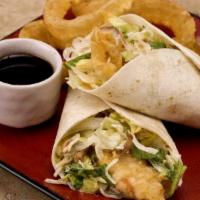 Happi Wrap Combo · With 2 wraps. With onion rings and regular soft drink.