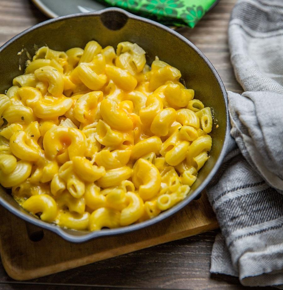 Macaroni and Cheese · Macaroni noodles with a creamy five cheese sauce. This item must be reheated in the microwave for 3 min stir then another 3 min.