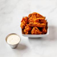 Super Buffalo Wings · Served with blue cheese. 