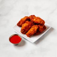 Super Wing Dings · Served with hot sauce on the side or blended in.