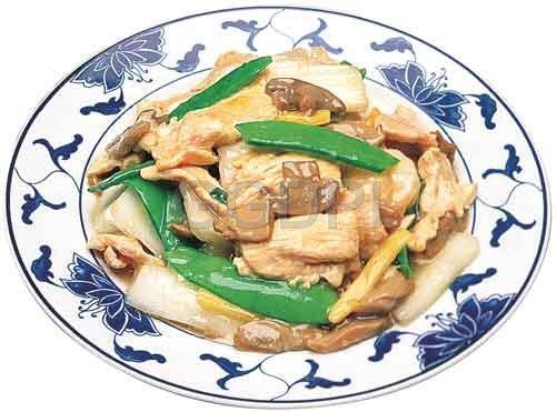 42. Chicken with Mushrooms · (White Rice Not Included)