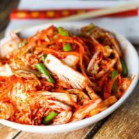 Kimchi · Homemade Korean kimchi.