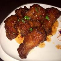 Thai Chicken Wings · Marinated chicken wings.