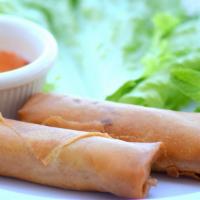 Vietnamese Egg Rolls · 2 pieces. Wonton wrapper with ground pork, carrots, onions, taro root and blend of special s...