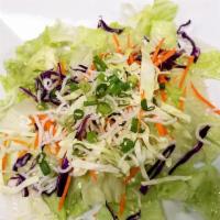 Garden Salad Large · Lettuce, carrots, red cabbage, onions and sesame seed with Asian sesame ginger vinaigrette d...