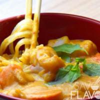 Thai Panang Curry · Carrots, onions, fresh basil and gravy curry coconut milk.