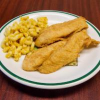 Fried Whiting · Includes two sides orders and cornbread. 
