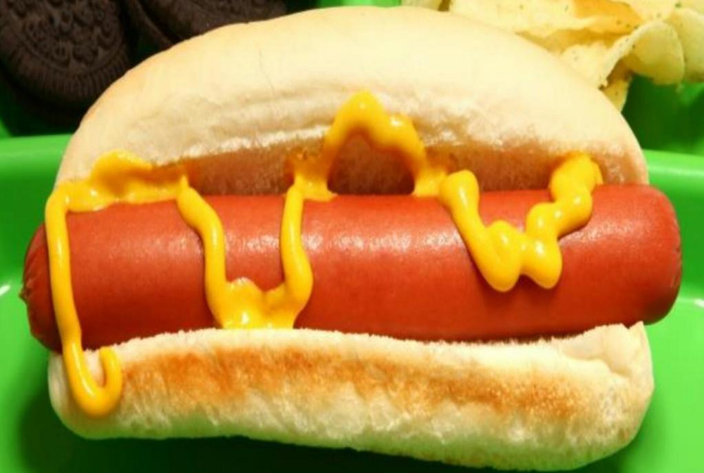 Kid's Hot Dog · Beef frank served on a toasted bun with ketchup, mustard and french fries.