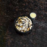 Protein Punch bowl · Grilled all natural chicken, black bean, chickpeas, sunflower seeds, almonds and healthy ric...