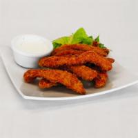 Chicken Fingers · Freshly prepared Panko breaded chicken tender pieces fried to perfection served with your ch...
