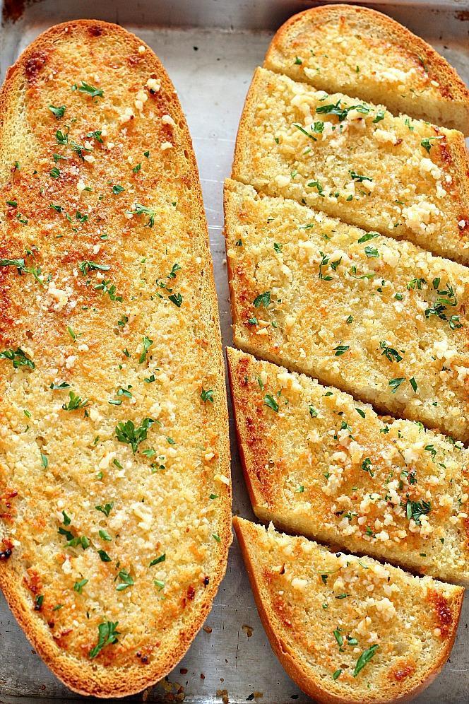 Garlic Bread · Fresh italian hero toasted with fresh garlic, olive oil, grated cheese and oregano