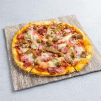 3. All Meat Pizza · Pepperoni, ham, salami, sausage and meatballs.