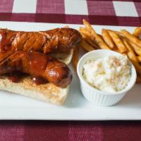 BBQ Hot Links · 2 Links on a Bun, served with a side