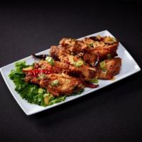 6. 8 Piece Salt and Pepper Chicken Wings · Fried chicken wings sauteed with salt and pepper. Spicy.