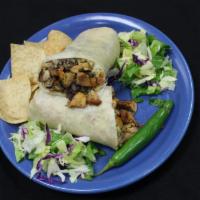 Gordo Burrito · Choice of meat, cheese, guacamole, lettuce, salsa, rice, beans and sour cream.