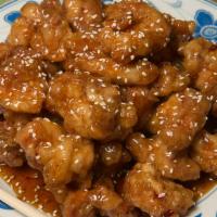17. Sesame Chicken · Hot and spicy.