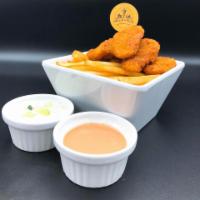 Halal chicken nuggets and fries · 6 piece Halal chicken nuggets and fries