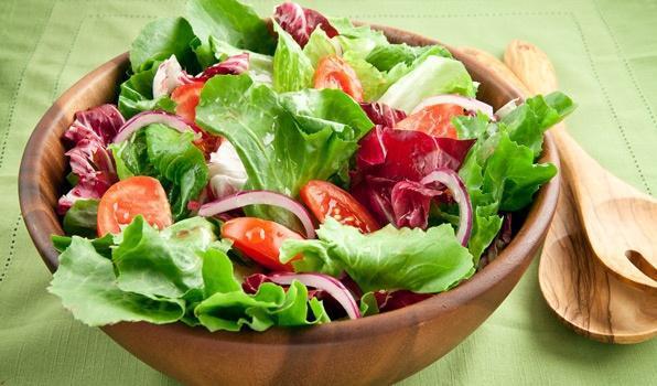 Green Garden Salad · Fresh lettuce with tomato and cucumber drenched in our famous ginger dressing.