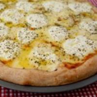 White Pizza · Ricotta, Pecorino Romano, garlic and mozzarella.