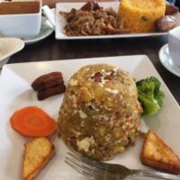 Mofongo de Queso · Cheese mofongo.