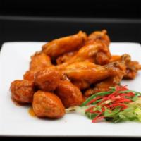 Hot Wings · Regular or boneless chicken wings. Pick up to 2 flavors. Crispy (cauliflower) not wings avai...