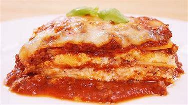Meat Lasagna · Lasagna layered with ricotta, mozzarella and ground beef. All pastas are served with garlic bread.