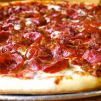 Meat Lovers Pizza · Sausage, pepperoni, bacon and Genoa salami.