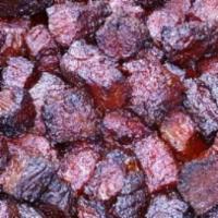 Burnt Ends · Love brisket bark? This is the ticket. Edges of the brisket with the most seasoning. We cut ...