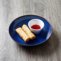 2 Piece Egg Roll · Crisp egg rolls filed with shredded veggies.