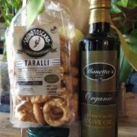 Olive Gift Bag · Manetta's Olive oil, Olive Spread, Rosemary Taralli