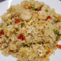 Bokkeum Bap (Fried Rice) · Stir fried rice with egg and finely diced vegetables. Choice of beef, pork, chicken, shrimp,...
