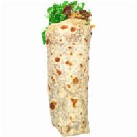 Burrito · Served with beans, rice, onions, cilantro, cheddar cheese and your choice of meat.