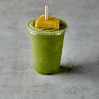 Tropical Mix Smoothie · Kale, banana, orange, pineapple, mango and almonds.