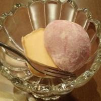Mochi Ice Cream · Mochi (pounded sticky rice) with an ice cream filling.