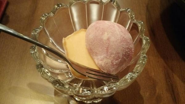 Mochi Ice Cream · Mochi (pounded sticky rice) with an ice cream filling.