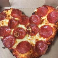 Heart Shaped Pizza 1 Topping · 