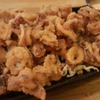 393154. Fried Calamari · Fried calamari served with spicy mayo and ponzu.