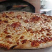 Cheese Pizza · Marinara sauce, mozzarella cheese.